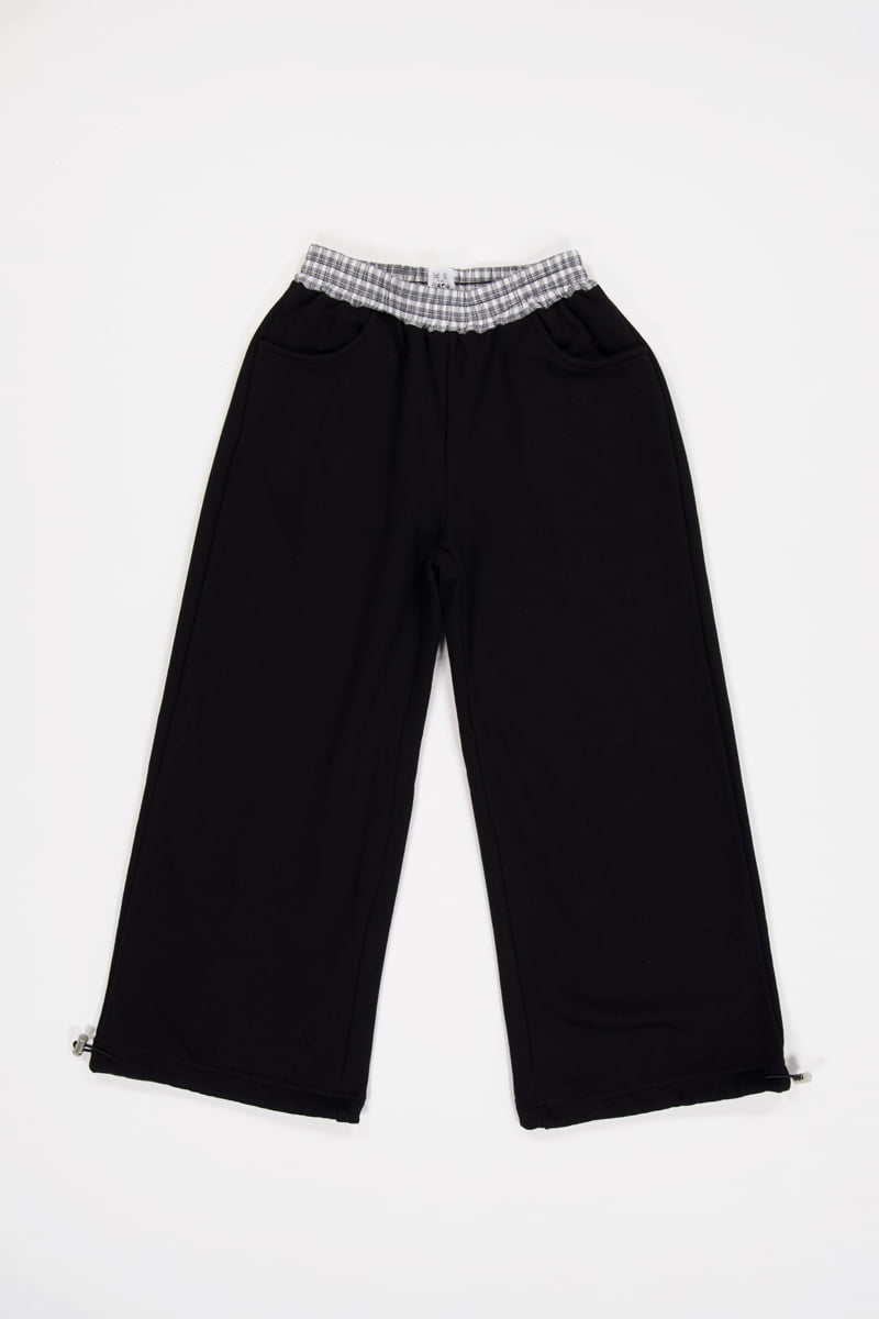 Sm2 - Korean Children Fashion - #littlefashionista - Check Wide Pants - 11