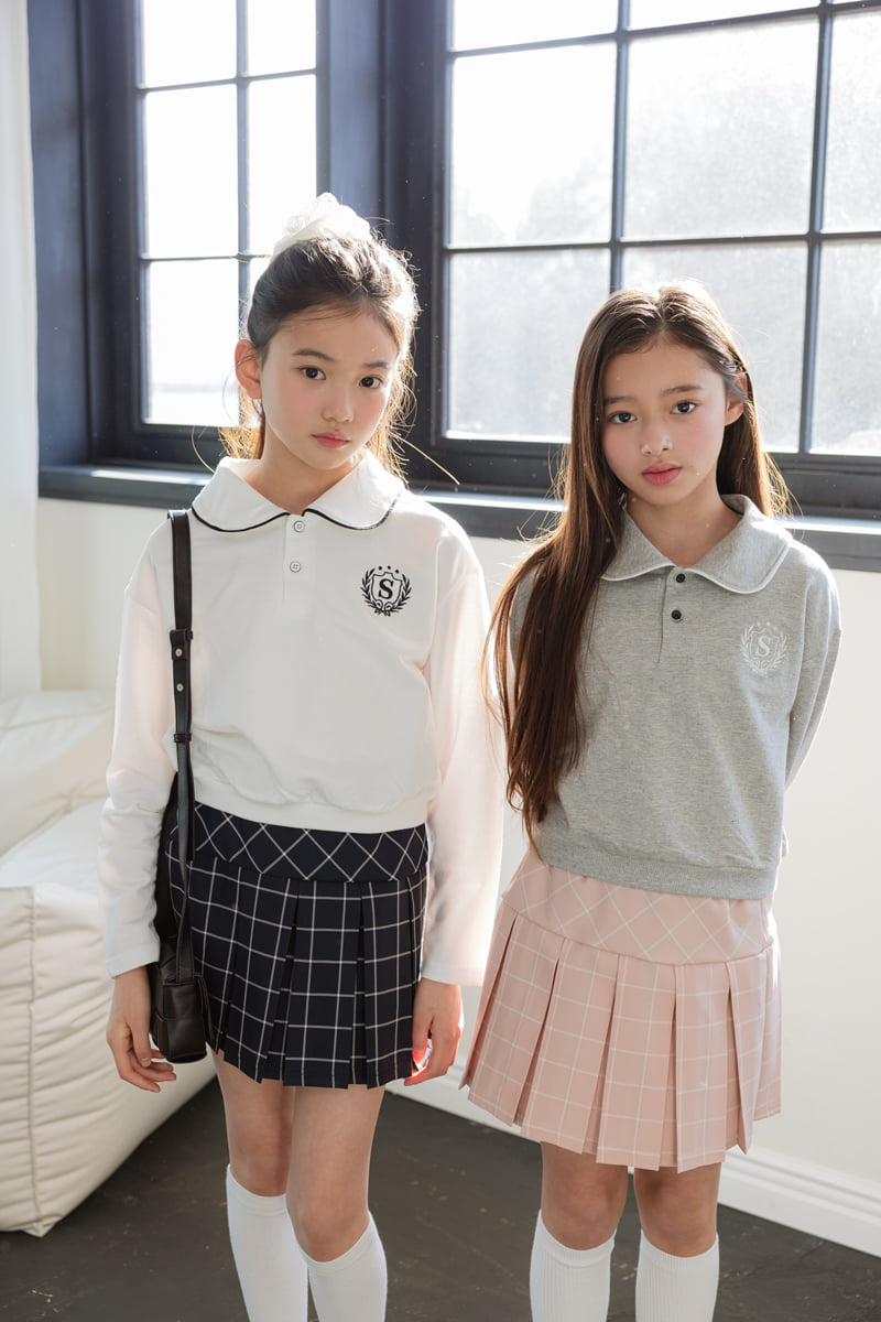 Sm2 - Korean Children Fashion - #littlefashionista - Check Skirt - 9