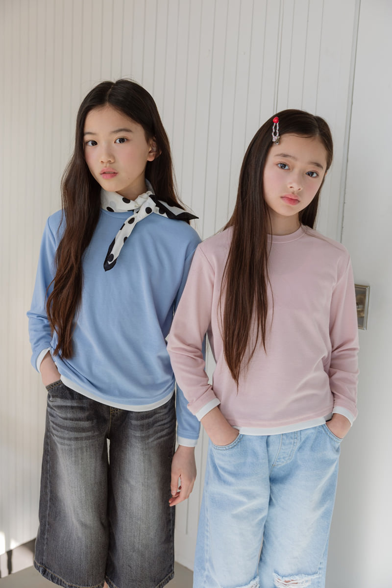 Sm2 - Korean Children Fashion - #littlefashionista - T02 Layered Tee - 5
