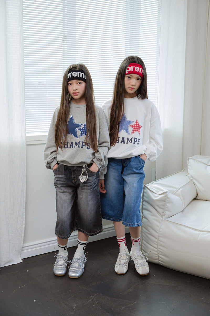Check Star Sweatshirt by Sm2 for Child - view 8