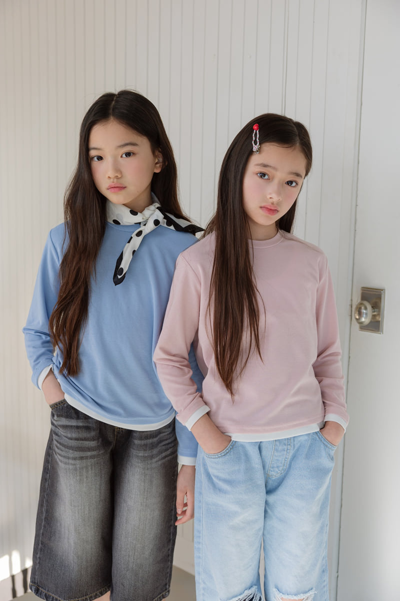Sm2 - Korean Children Fashion - #minifashionista - T02 Layered Tee - 7
