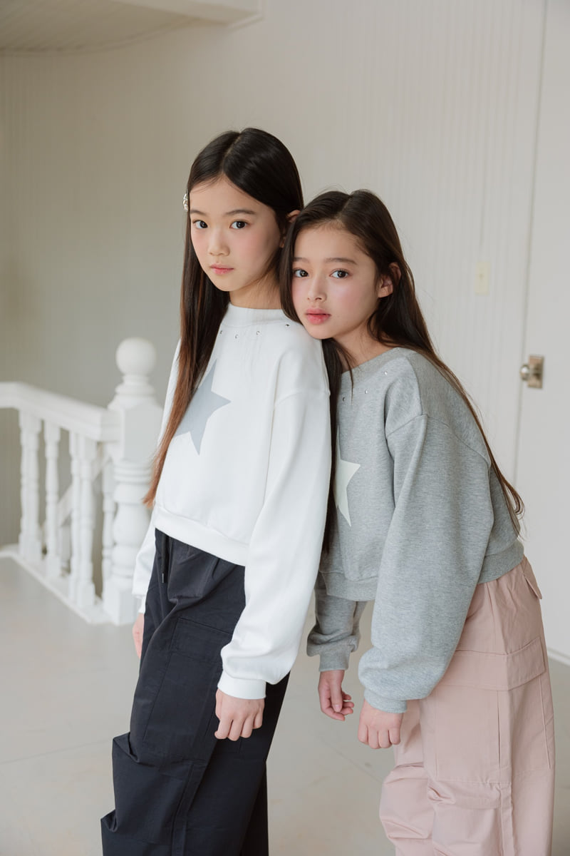 Sm2 - Korean Children Fashion - #prettylittlegirls - Star Cubic Sweatshirt - 7