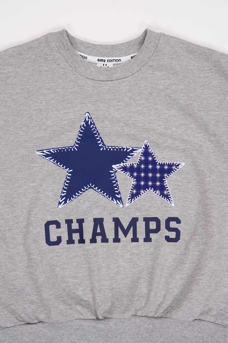 Check Star Sweatshirt by Sm2 for Child - view 12