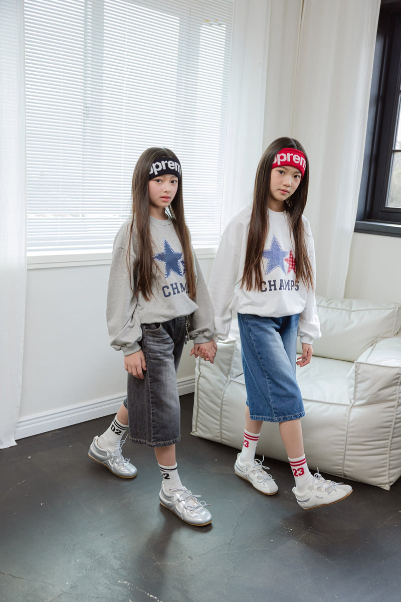 Check Star Sweatshirt by Sm2 for Child - view 10