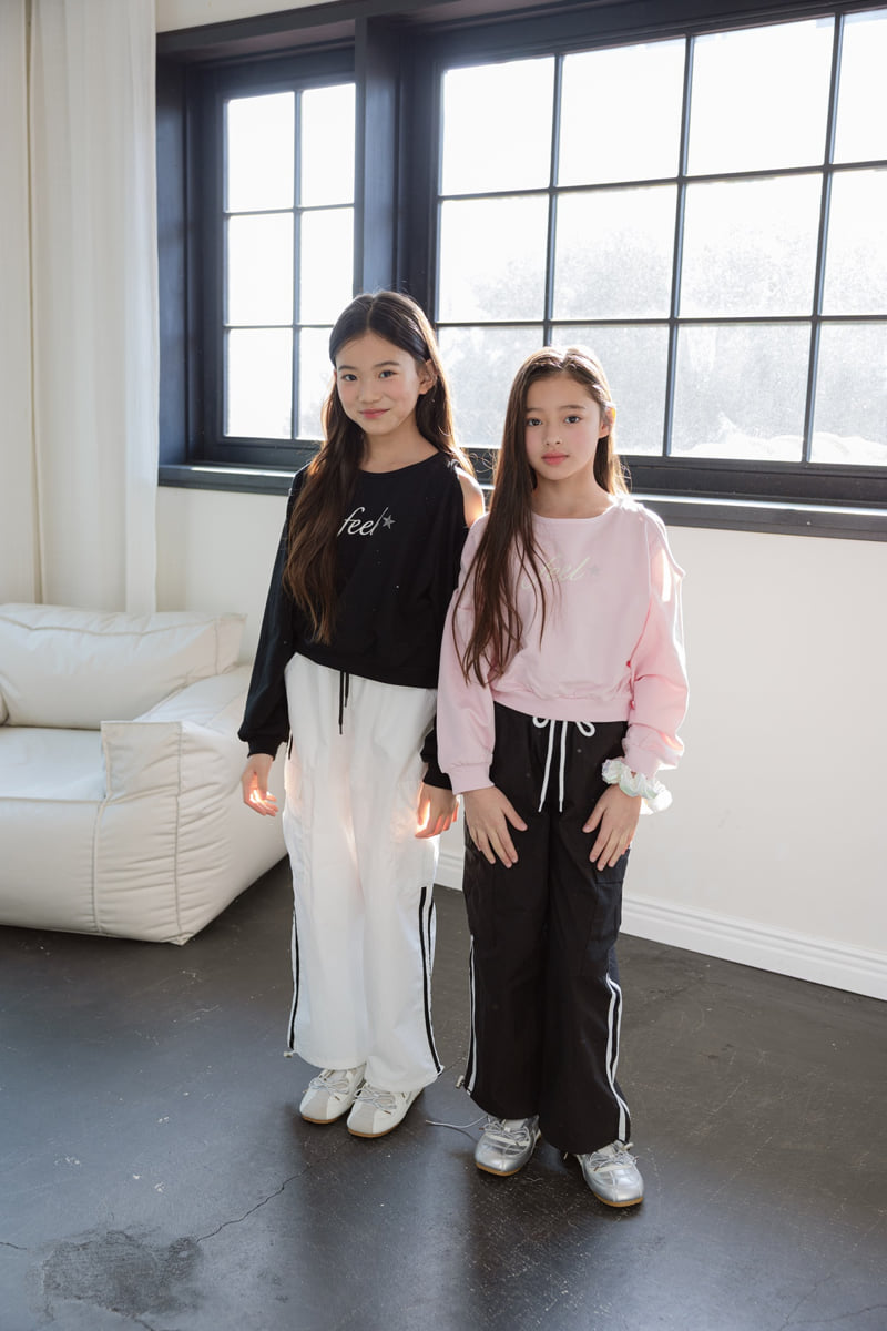 Sm2 - Korean Children Fashion - #todddlerfashion - Line Track Pants - 2