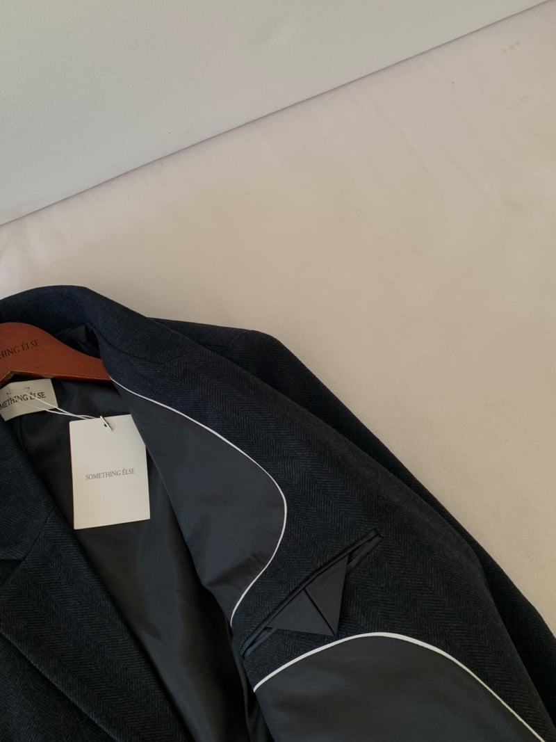 Something Else - Korean Women Fashion - #momslook - Dublin Herringbone Wool Jacket - 12