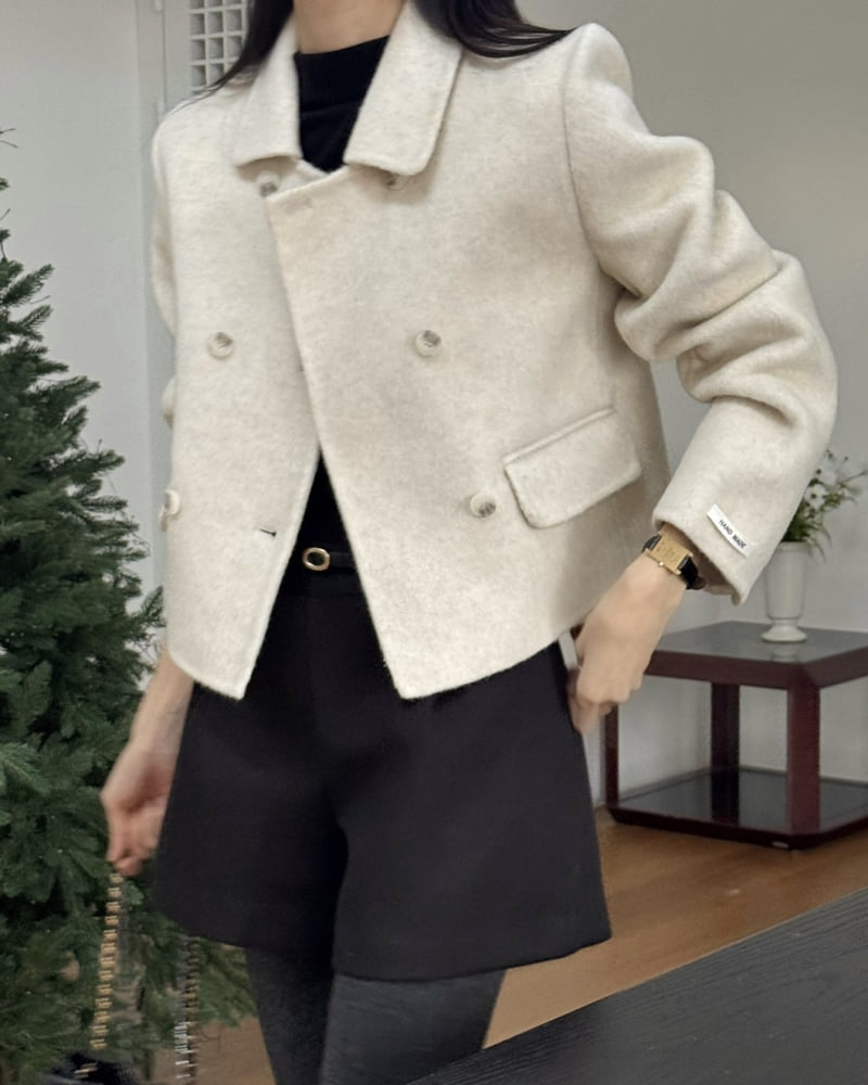 Something Else - Korean Women Fashion - #momslook - Bella Wool Shorts - 8