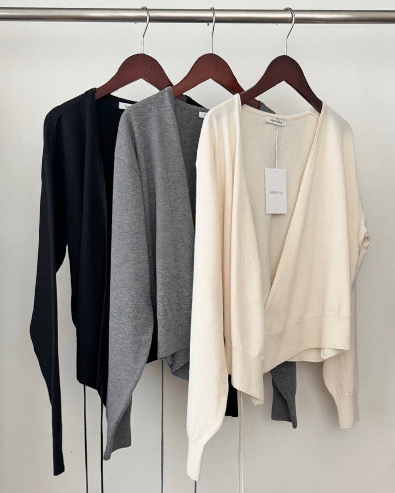 Something Else - Korean Women Fashion - #momslook - Pound Wrap Cardigan