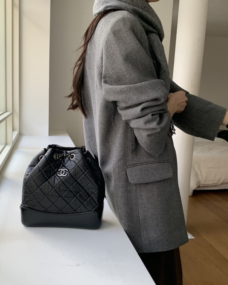 Something Else - Korean Women Fashion - #pursuepretty - Dublin Herringbone Wool Jacket - 6