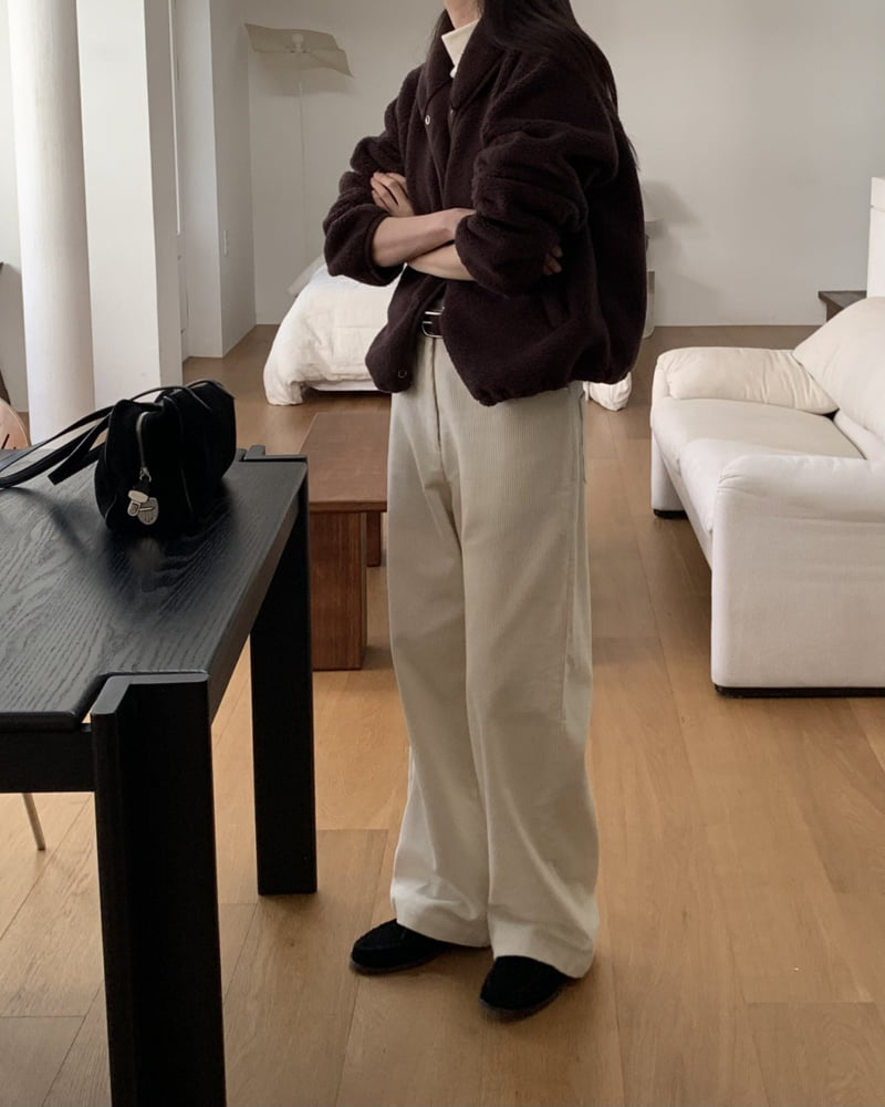 Something Else - Korean Women Fashion - #pursuepretty - Wagon Corduroy Pants - 5