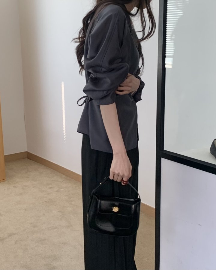 Something Else - Korean Women Fashion - #restrostyle - Pharrell Collar Blouse - 7
