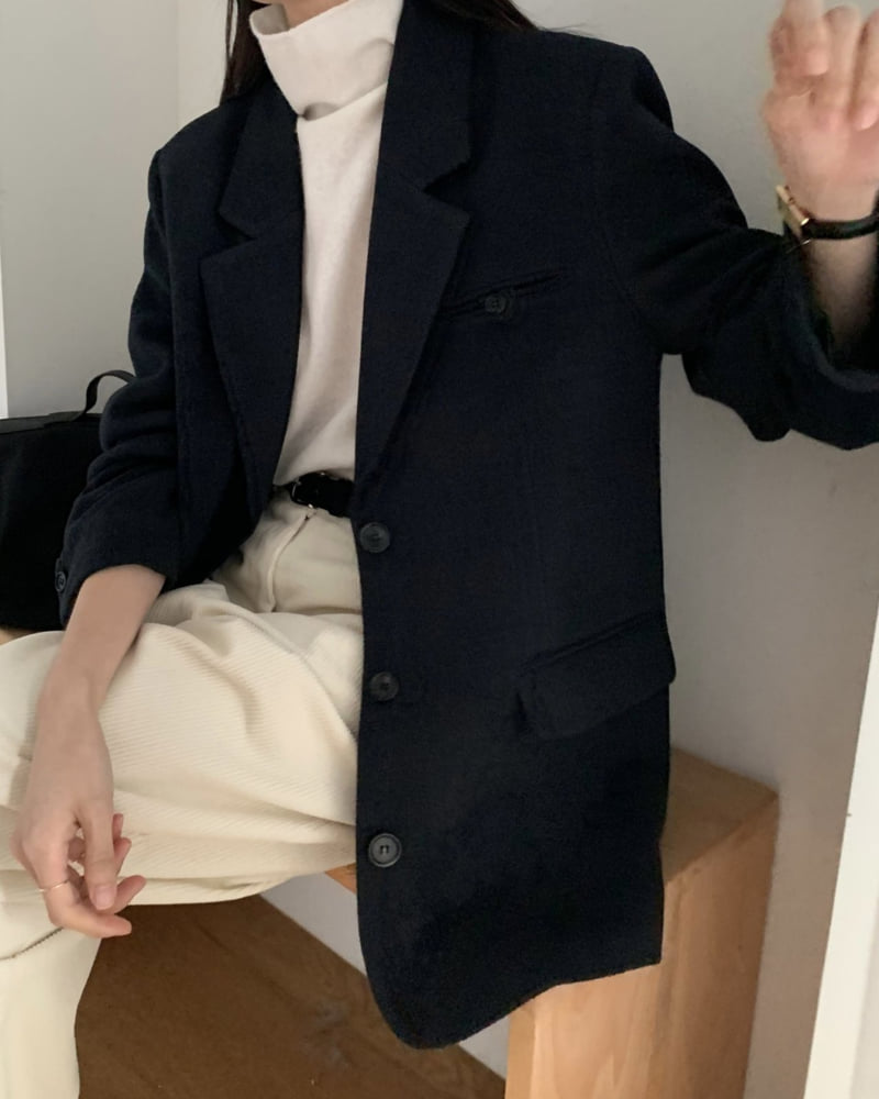 Something Else - Korean Women Fashion - #romanticstyle - Dublin Herringbone Wool Jacket - 8