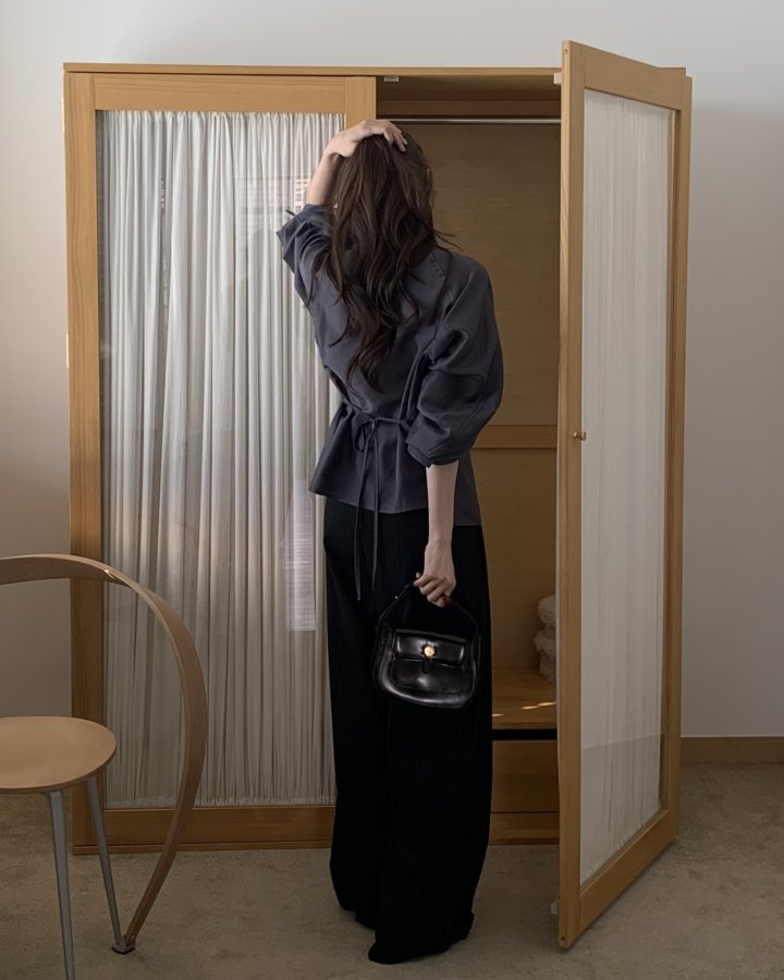 Something Else - Korean Women Fashion - #romanticstyle - Pharrell Collar Blouse - 8