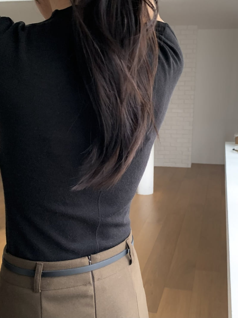 Something Else - Korean Women Fashion - #shopsmall - Mild Half Turtleneck Tee - 5