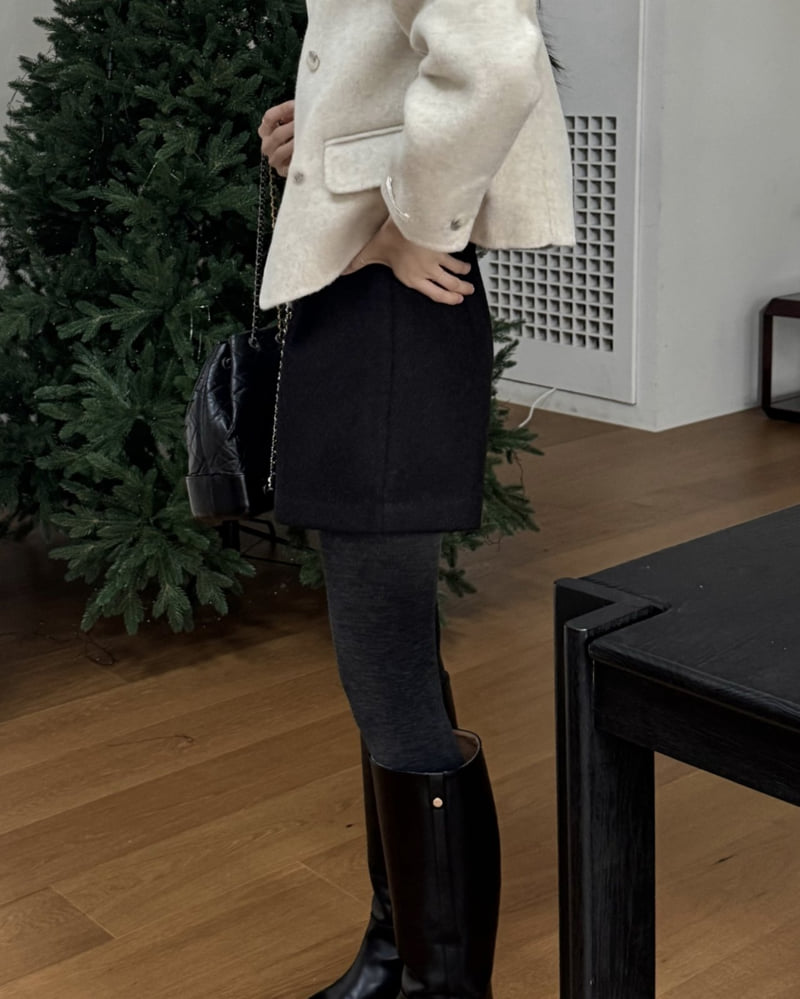 Something Else - Korean Women Fashion - #shopsmall - Bella Wool Shorts - 3