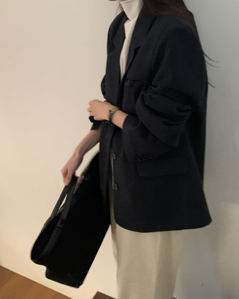 Something Else - Korean Women Fashion - #thatsdarling - Dublin Herringbone Wool Jacket - 10