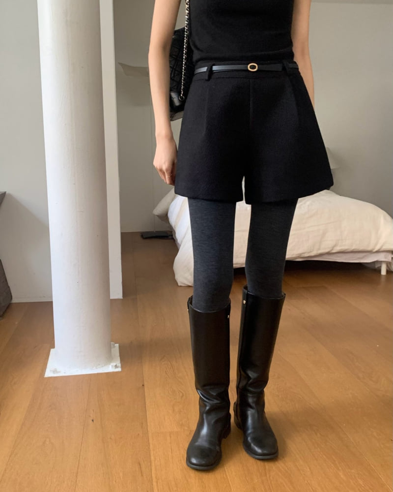 Something Else - Korean Women Fashion - #thelittlethings - Bella Wool Shorts - 5