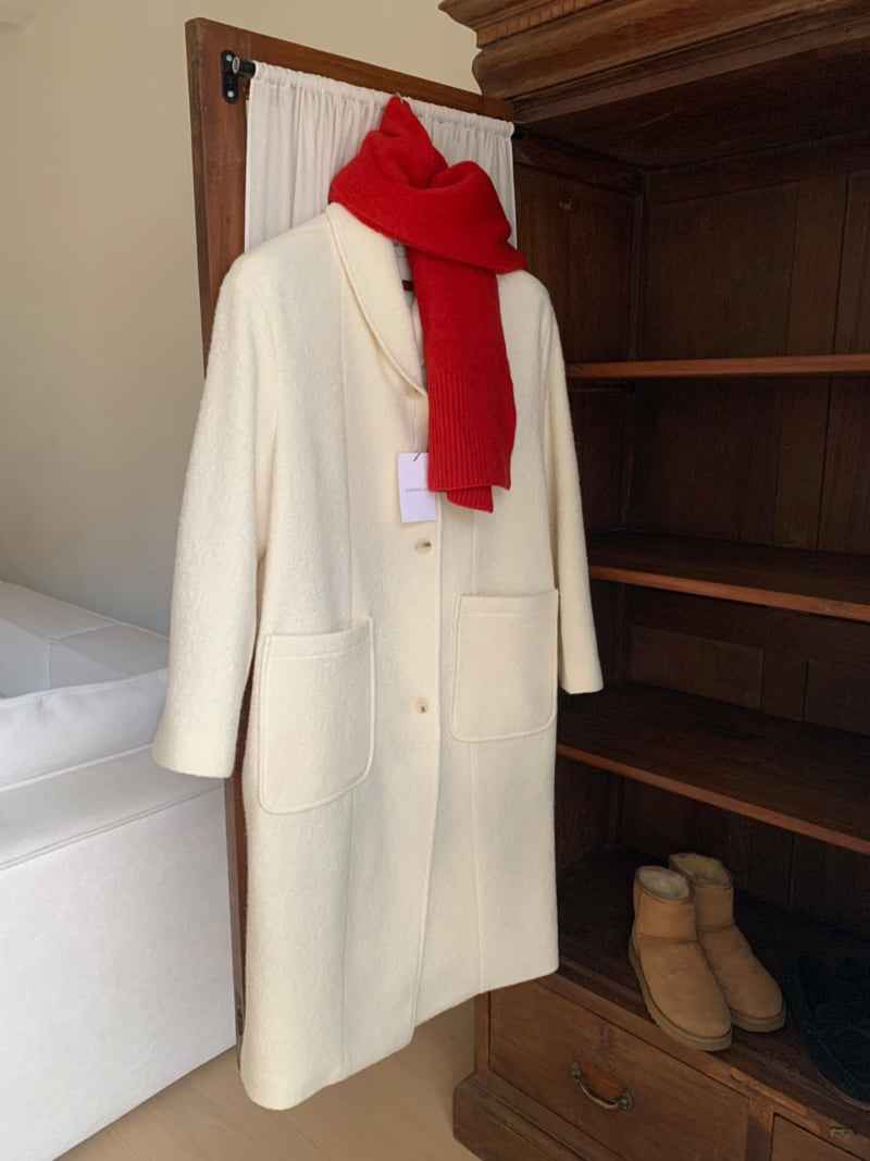 Something Else - Korean Women Fashion - #thelittlethings - Essential Shawl Collar Wool Coat