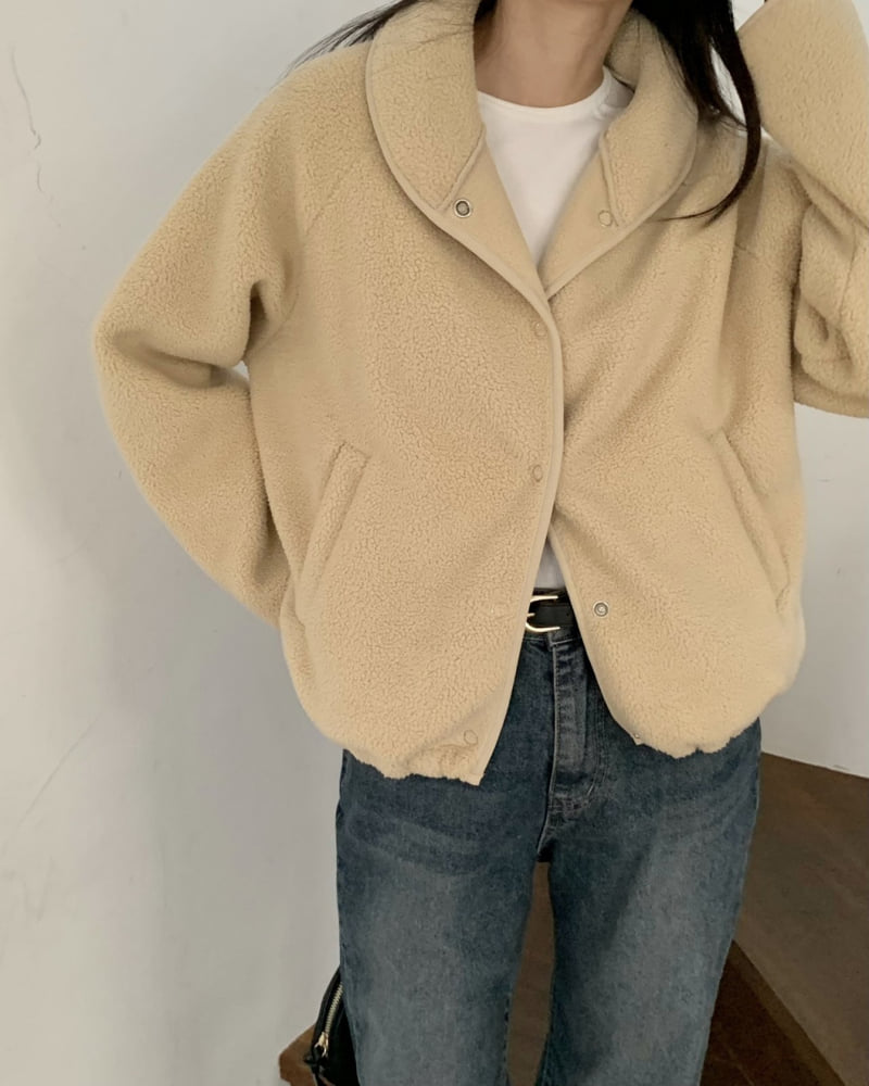 Something Else - Korean Women Fashion - #vintageinspired - Beryl Fleece Jumper - 5