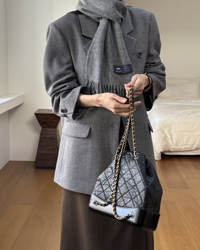 Something Else - Korean Women Fashion - #womensfashion - Dublin Herringbone Wool Jacket - 4