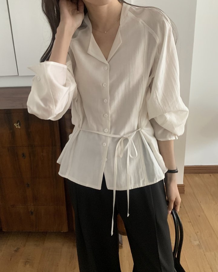 Something Else - Korean Women Fashion - #womensfashion - Pharrell Collar Blouse - 4
