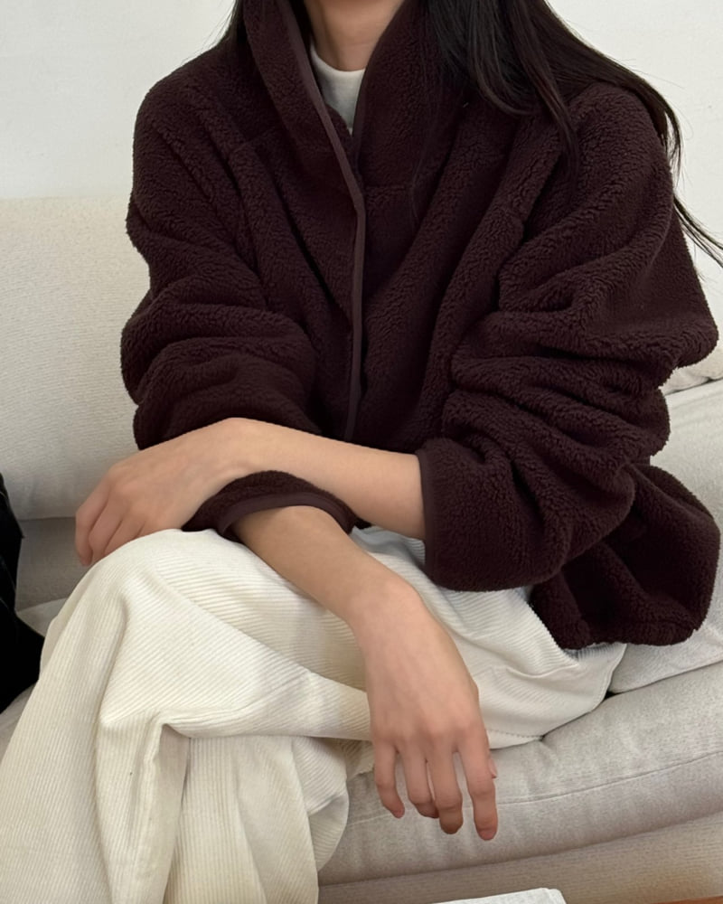 Something Else - Korean Women Fashion - #vintagekidsstyle - Beryl Fleece Jumper - 6