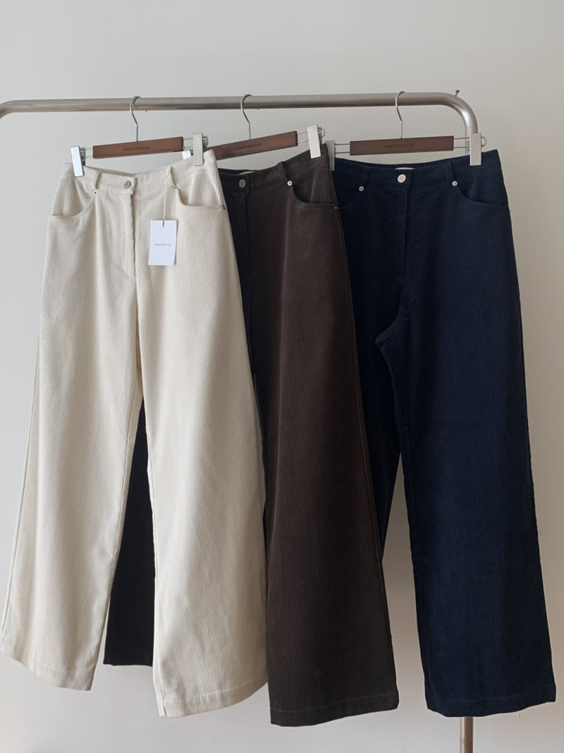 Something Else - Korean Women Fashion - #womensfashion - Wagon Corduroy Pants - 12