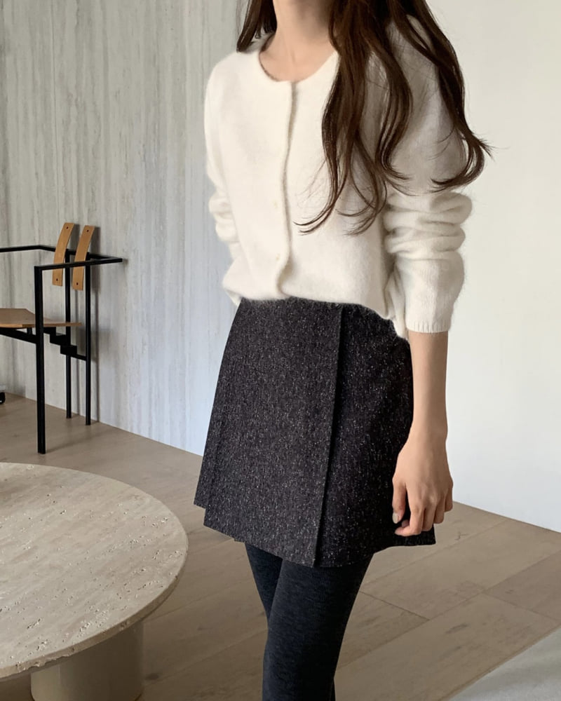 Something Else - Korean Women Fashion - #womensfashion - Lamb Pleated Mini Skirt (Lining Shorts) - 9