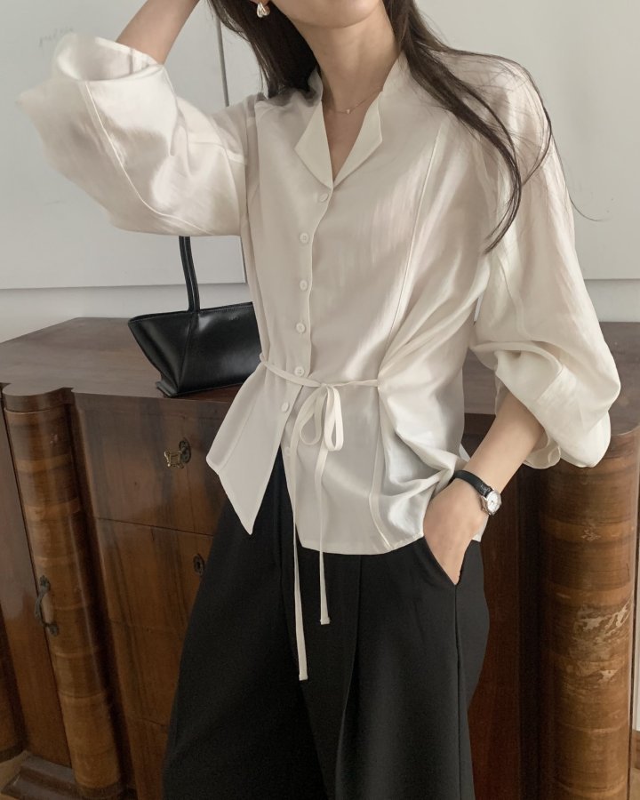 Something Else - Korean Women Fashion - #womensfashion - Pharrell Collar Blouse - 3