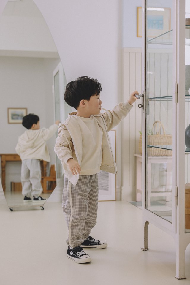 Stella & K - Korean Children Fashion - #childofig - Check Jogger Pants - 6