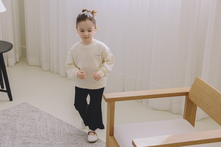 Stella & K - Korean Children Fashion - #childrensboutique - Label Sweatshirt - 2