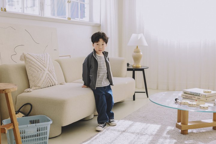 Stella & K - Korean Children Fashion - #designkidswear - Feliz Stripe Tee - 2