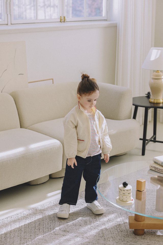 Stella & K - Korean Children Fashion - #kidsshorts - Feliz Stripe Tee - 5