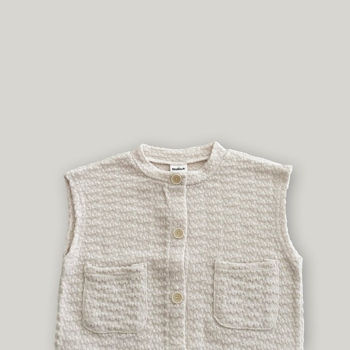 Stella & K - Korean Children Fashion - #kidsshorts - Pastel Vest - 9