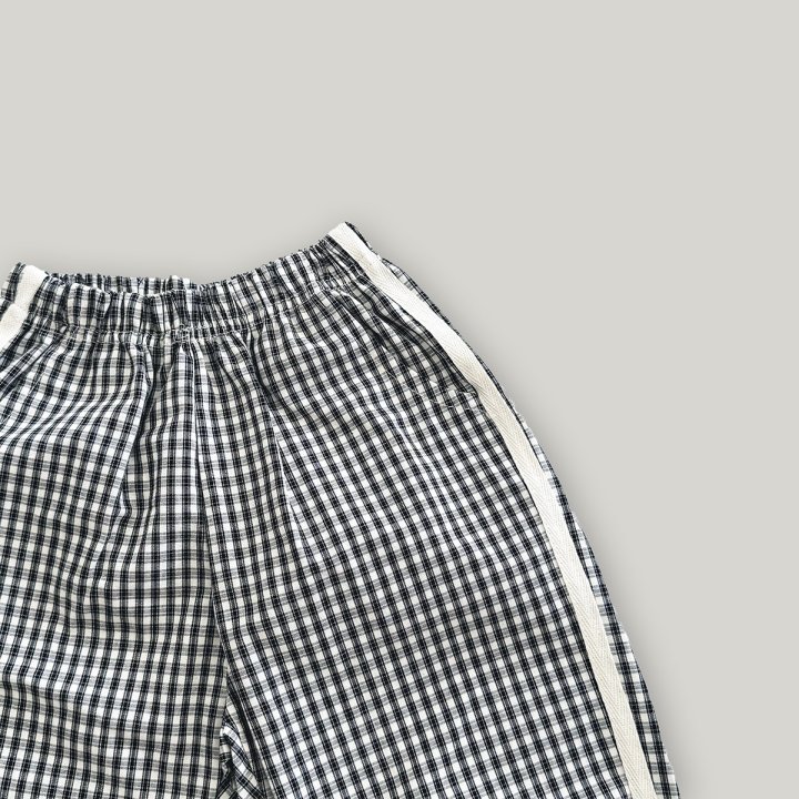 Stella & K - Korean Children Fashion - #kidsstore - Check Jogger Pants - 12