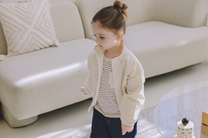 Stella & K - Korean Children Fashion - #kidsstore - Feliz Stripe Tee - 6