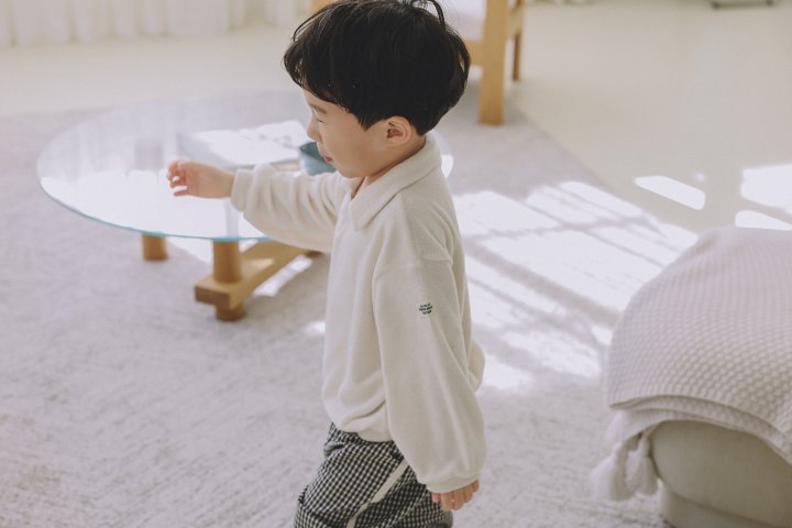 Stella & K - Korean Children Fashion - #kidsstore - Terry Collar Tee - 3