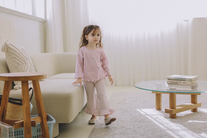 Stella & K - Korean Children Fashion - #kidzfashiontrend - Bomi Bootcut Pants - 2