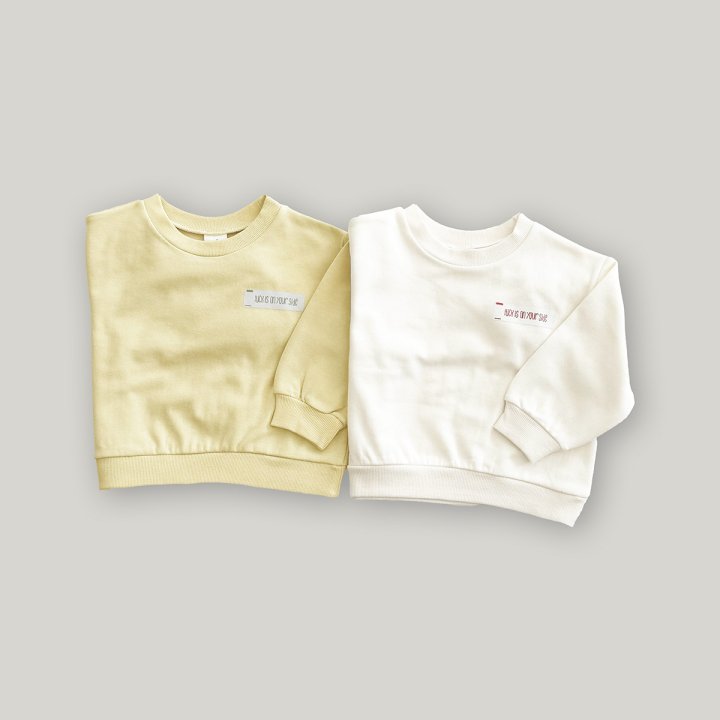 Stella & K - Korean Children Fashion - #kidzfashiontrend - Label Sweatshirt - 8