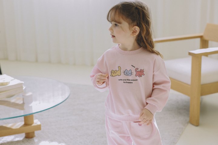 Stella & K - Korean Children Fashion - #littlefashionista - Mini Cat Set - 4