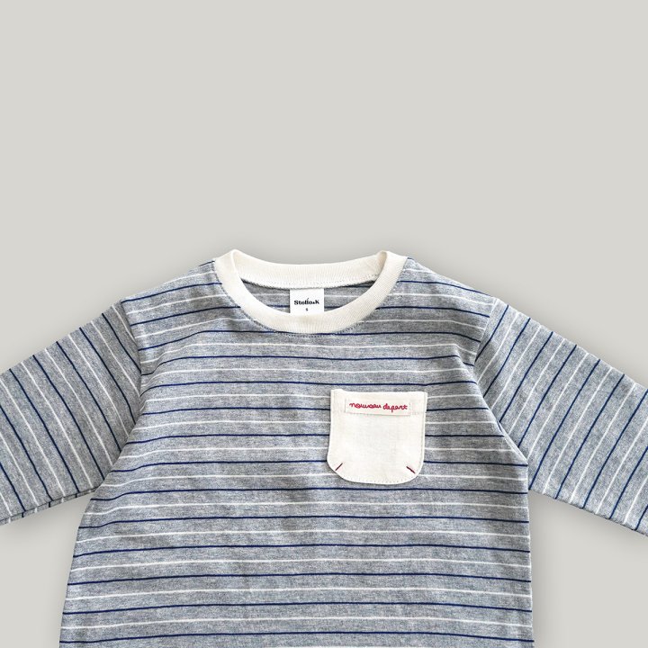 Stella & K - Korean Children Fashion - #minifashionista - Feliz Stripe Tee - 11