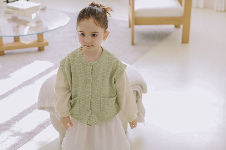 Stella & K - Korean Children Fashion - #minifashionista - Pastel Vest