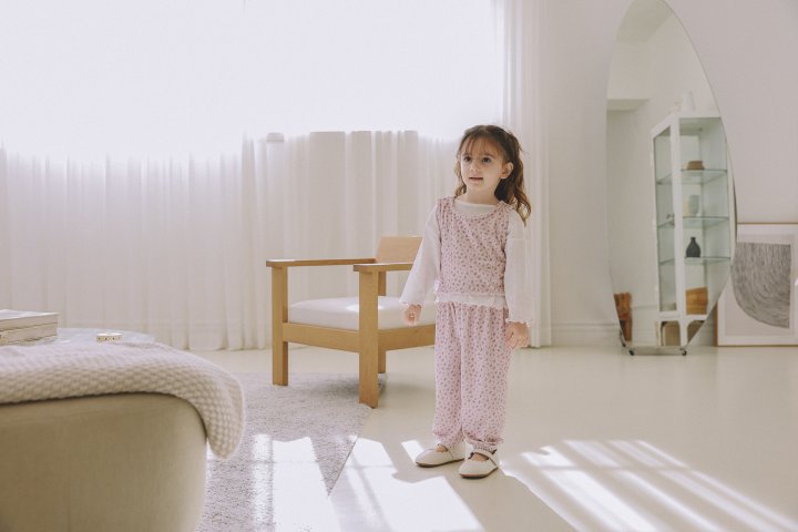 Stella & K - Korean Children Fashion - #minifashionista - Lily Vest Set - 4