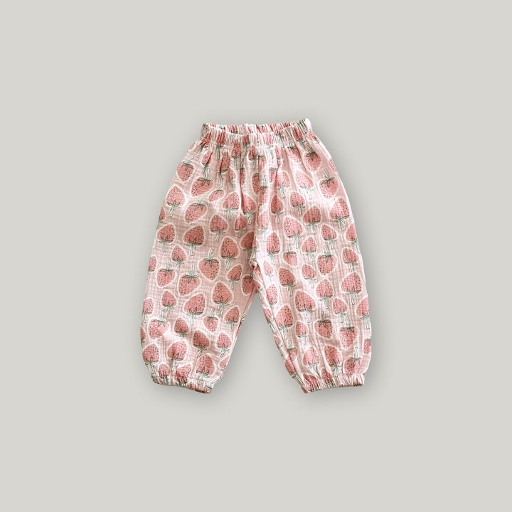 Stella & K - Korean Children Fashion - #stylishchildhood - Strawberry Pants - 8