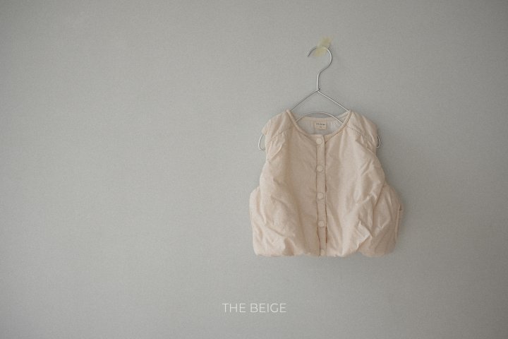 The Beige - Korean Baby Fashion - #babyboutique - Band Padded Vest - 5