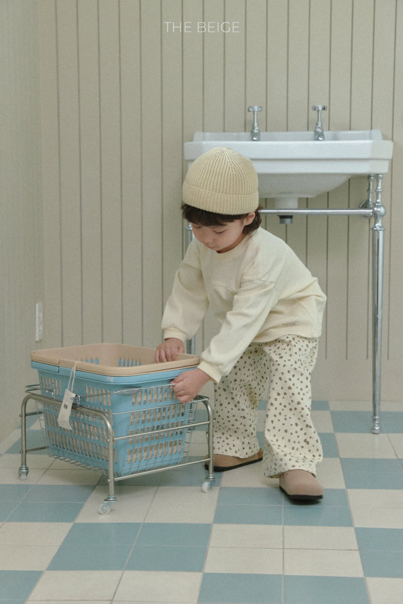 The Beige - Korean Baby Fashion - #babyboutique - Patterned Straight Pants - 7