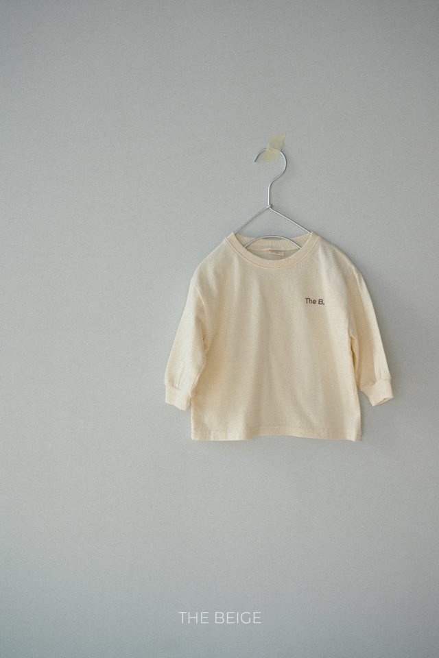 The Beige - Korean Baby Fashion - #onlinebabyshop - The B Long Sleeve Tee - 4