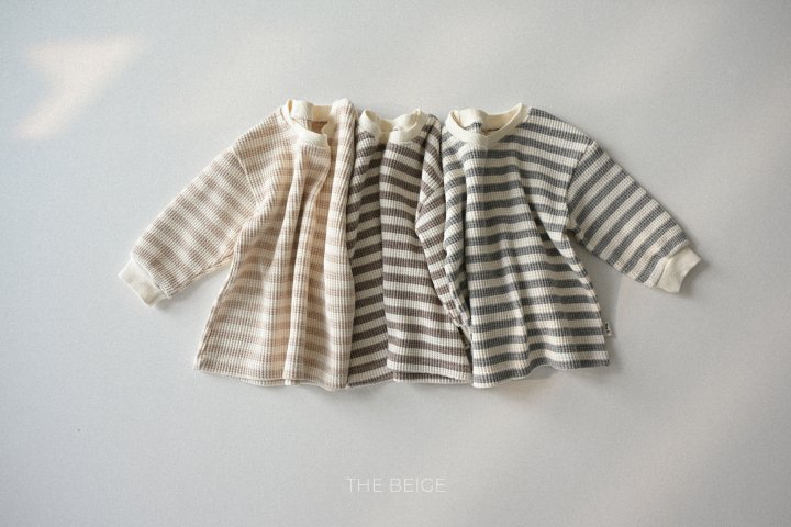 The Beige - Korean Baby Fashion - #babyboutique - Waffle Long Sleeve Tee