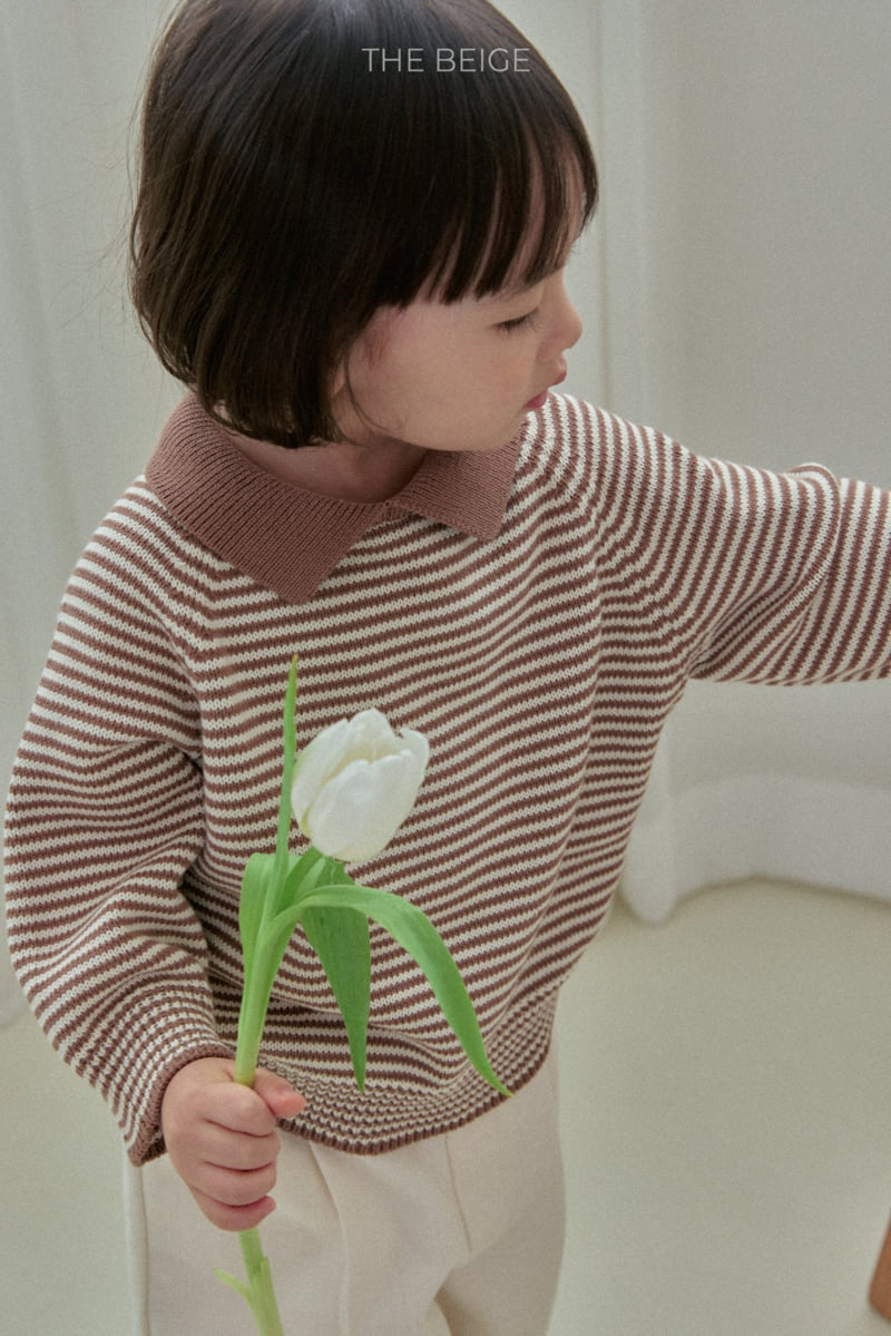 The Beige - Korean Baby Fashion - #babyboutique - Collared Knit - 10
