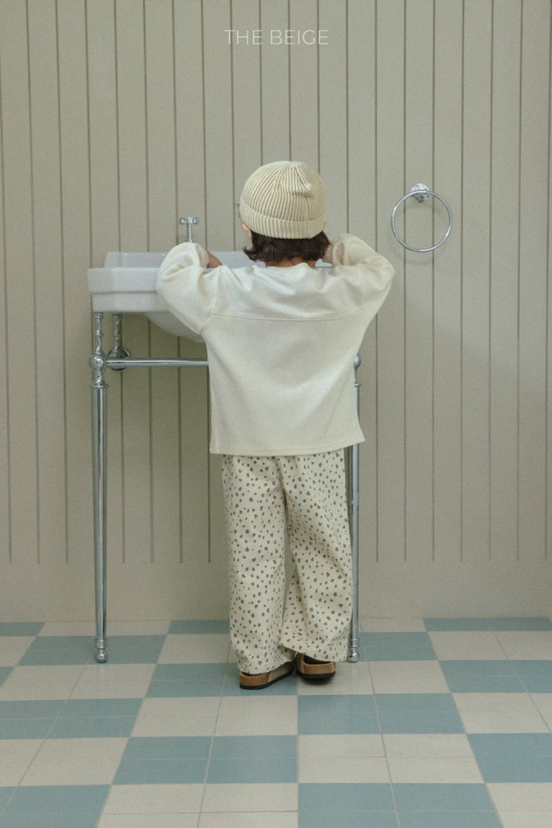 The Beige - Korean Baby Fashion - #babyboutiqueclothing - Patterned Straight Pants - 8